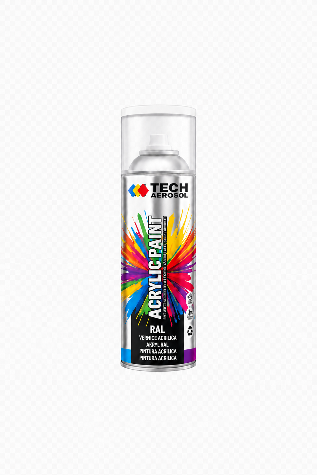 Pintura spray acrílico blanco