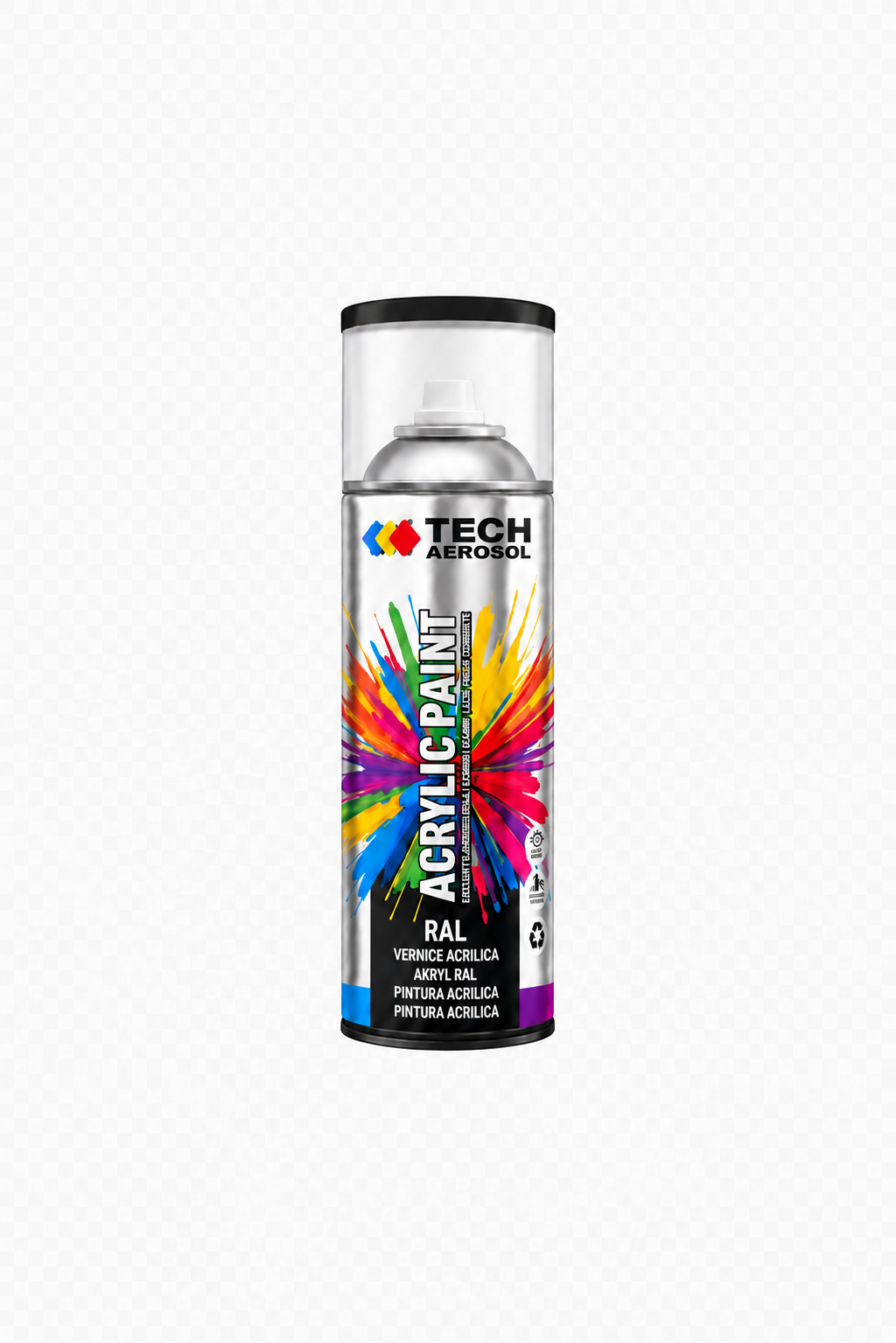 Pintura spray acrílico negro