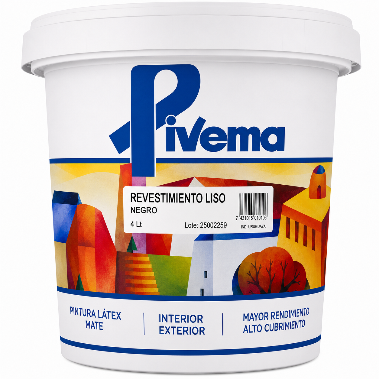 Revestimiento liso negro