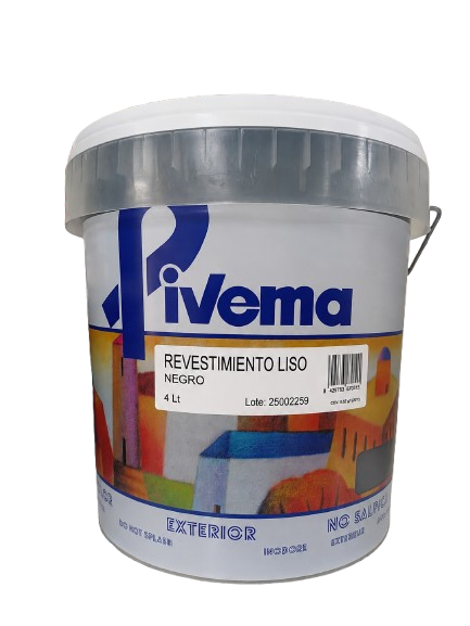 Revestimiento liso negro